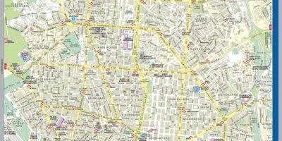 Карта вулиць Мадрида до центру міста 