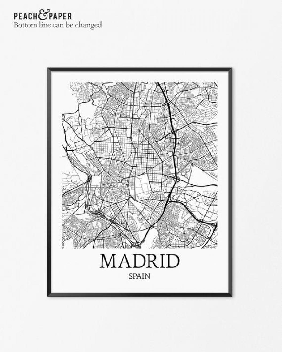 карта Мадрида карта Афіша 