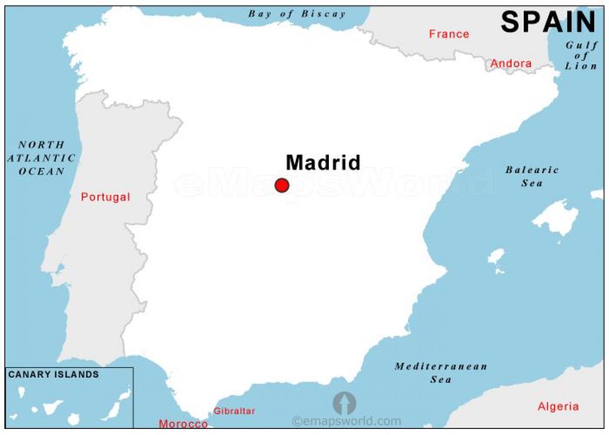 карта столиці Іспанії