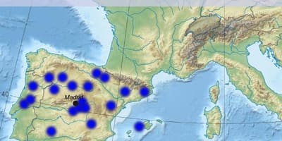 Карта аеропорту Мадрида 