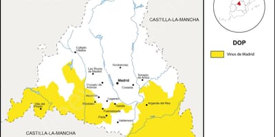 Карта Мадрида області
