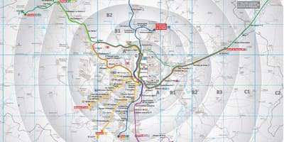 Мадрид транзитом карті