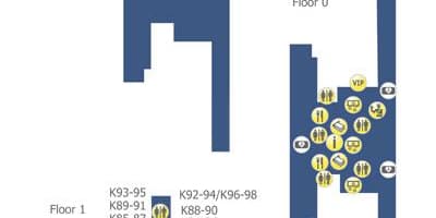 Барахас термінал 4 на карті